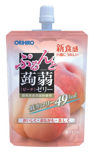 オリヒロ ぷるんと蒟蒻ゼリー ピーチ