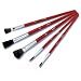 Prang Paint Brush Set, 5 Assorted Brush Sizes, Wood handles (94005)