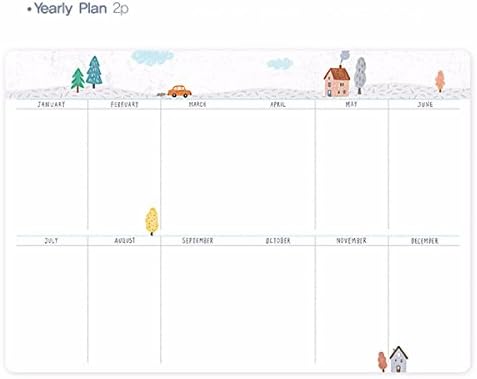 2016 Diary Any Year Planner Journal Notebook Agenda Scheduler Memo with sticker & band - Pink