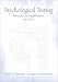 Books : Psychological Testing: Principles and Applications (5th Edition)