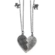 Twilight the Movie - Lion and the Lamb Broken Heart Necklace Set