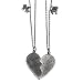 Twilight the Movie - Lion and the Lamb Broken Heart Necklace Set