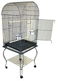 Brand New Parrot Bird Cage Cages Dome w/Stand 20x20x58-600ABLUE