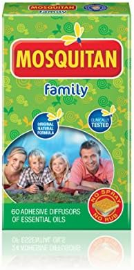 Mosquito Patches Insect Repellent Deet free perfect for the family, 100% Natural, 60 Patches