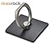 MAXROCK TM Universal Ring Phone Car Holder Mount and Stand for Iphone 4s, 5 ,6, 6plus Andriod Phones, Tablets - (Black)