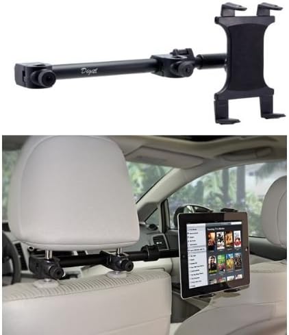 Premium Multi Passenger Car Headrest Cradle Vehicle Mount for Sony Xperia Z4 Tablet w/ Swivel Vibration Free Retractable Arm Extender