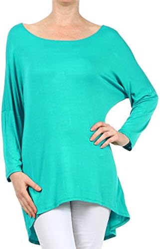 Women's Rayon Span High Low Tunic