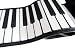 Portable Roll-up Electric Piano Organ 61 Keys Soft Electronic Piano- Learning Music Instrument