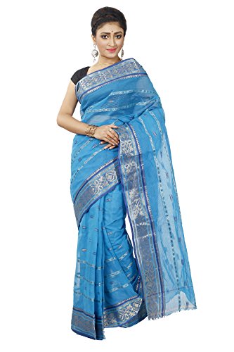 B3Fashion Indian Handloom Bengal Tangail Tant Cotton Saree