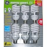 GE 26 Watt Energy Smart CFL - 6 Pack - 100 Watt Replacement