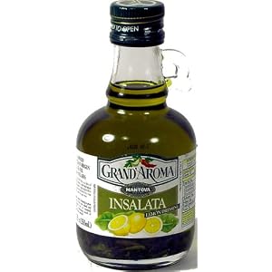 8.5 Oz Grand'aroma Insalata Flavored Extra Virgin Olive Oil by 