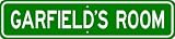 GARFIELD ROOM SIGN - Personalized Gift Boy or Girl, Aluminum