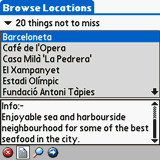 Rough Guides Map Barcelona (Palm OS downloadable Software