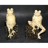 Buchst�tzen Froschpaar Fr�sche m�nnlich und weiblich -Easy Living-von "Froschpaar"