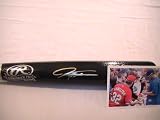 JOSH HAMILTON SIGNED AUTOGRAPHED RAWLINGS BAT TEXAS RANGERS COA + HOLOGRAM
