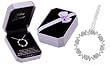 MOM Forever Crystal Infinity Circle Necklace - Gift Boxed