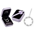 MOM Forever Crystal Infinity Circle Necklace - Gift Boxed