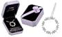 MOM Forever Crystal Infinity Circle Necklace - Gift Boxed