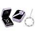 MOM Forever Crystal Infinity Circle Necklace - Gift Boxed