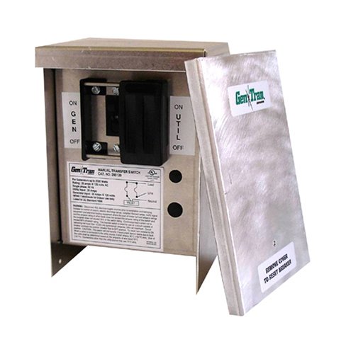 GenTran R200220 One-Circuit Outdoor Generator Transfer Switch for generators up to 5000 watts
