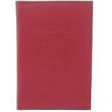 Boston Traveler Genuine Leather Passport Cover - Pink