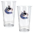 Vancouver Canucks 2pc Pint Ale Glass Set - Primary Logo NHL Hockey