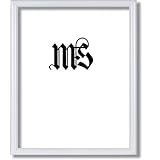 Frame for Picture Photo Diploma or Poster, Solid Wood, White, style #602