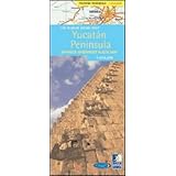yucatan peninsula map by rough guides rough guide countryregion map