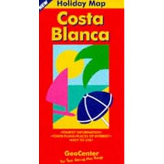 Costa Blanca (Holiday Map)