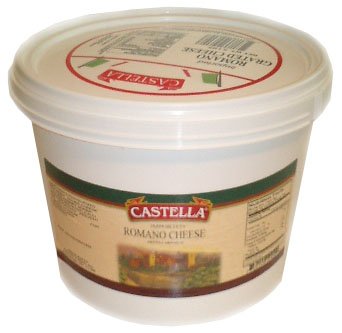 Romano Grated Cheese with Whey, 5lbs by parthenonfoods.com