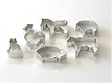 Farm Animal Cookie Cutters - Set of 6
