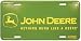 Tag City-License Plate: John Deere Nothing Runs Like A Deer for 0-0 ALL MAKES ALL MOD...