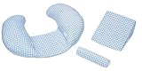 The CozyMe Pillow, Nursing And Infant Development Pillow, Baby Blue Gingham