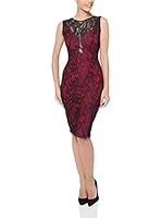 The Jersey Dress Company Vestido 3343 (Rojo)