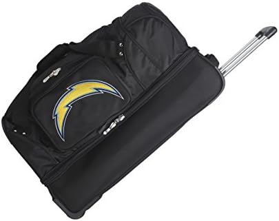 NFL 27-Inch Drop Bottom Rolling Duffel Luggage