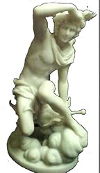 Hermes (Mercury) Greek Roman God of Luck, Commerce and Comminucation 9-inch Statue