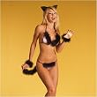 B41 Kitty Kitty, Pink/Black, One Size