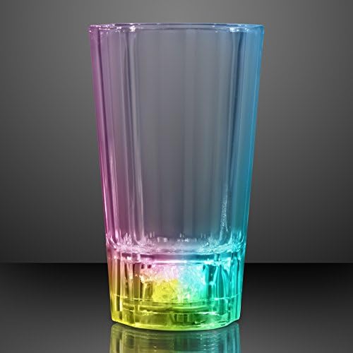 Light Up Liquid Activated Color Changing LED Shot Glass (Set of 12)