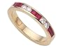 0.80 cttw Karina B(tm) Genuine Ruby Band - Platinum, 18kt White or Yellow Gold