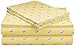 Southern Tide Home Printed Skipjack Cotton Sheet Yellow, Queen