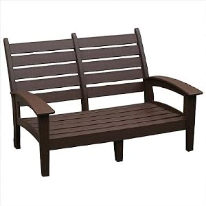 Newport Love Seat Frame Finish: Green