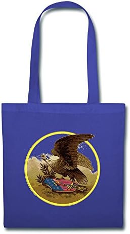 AUTUMNRTY Eagle Wings Flag USA Shooping Bag RoyalBlue