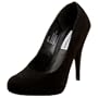 Steve Madden Women's Trinitie Platform Pump,Black Suede,9.5 M US