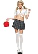 2Pc Classic Schoolgirl Uniform Sexy Holiday Party Costume