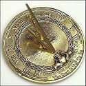 Rome RM2308 Brass Sundial "Grow Old With Me"
