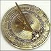 Outdoor Living : Rome RM2308 Brass Sundial "Grow Old With Me"