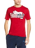 Lonsdale Camiseta Manga Corta Clanfield (Rojo)