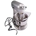 KitchenAid KP26M1XNP Professional 600 Series 6-Quart Stand Mixer, Nickel Pearl