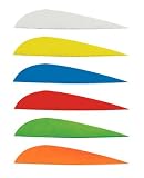 Martin Archery Die Cut Feathers 3 inch, Dozens, Right Wing Orange