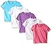 Hanes Girls' Toddler 5-Pack Cotton Crew (Assorted)